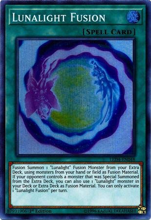 Yu-Gi-Oh! - Lunalight Fusion - LED4-EN048 -  Legendary Duelists: Sisters of the Rose - Rare - Super 1st Edition