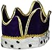 Plush Royal Crown (purple) Party Accessory (1 count) (1/Pkg)