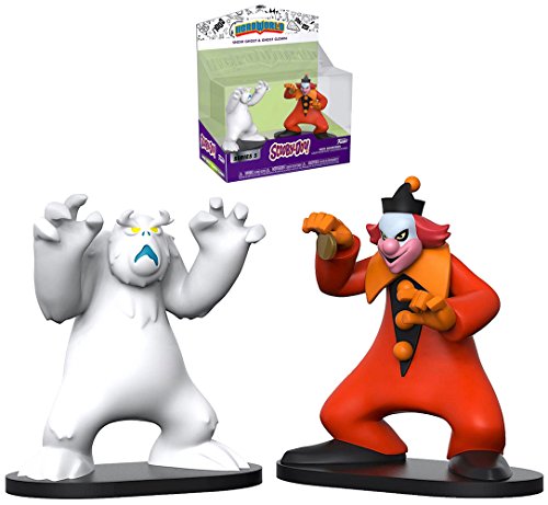 Scooby Doo Series 5 Snow Ghost &amp; Ghost Clown Hero World Figures 3.5"