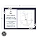 Paper Clever Party Nautical Baby Shower Bingo Game - Blank Cards for Guests to Fill in Gift Guesses - Ahoy Anchor Theme - Navy Blue 4x6, 25 Pack