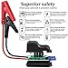 800A Peak Jump Starter with Emergency Light 4 Modes Motenik Car Jump Starter(Up to 6.5L Gas or 5.0L Diesel Engines) Auto Battery Booster (Red 1 Pack)
