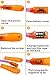 IBOSTOM Jump Rope Kids – Light Up Jump Rope Flashing Color Change Skipping Rope Colorful Light Fun Toy with Gift Box(Orange Handle)