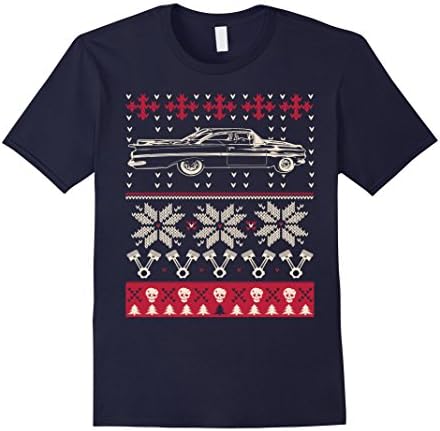 Men's Lowrider Christmas Tshirt 2XL Navy