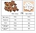 Closet Essentials - Fresh Red Cedar Blocks moth protection Storage Accessories 1- Pack ( 20 Blocks Wiht 5 Hang Bag )