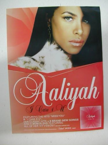 Amazon Com Aaliyah Poster Great Face Shot I Care For U Prints