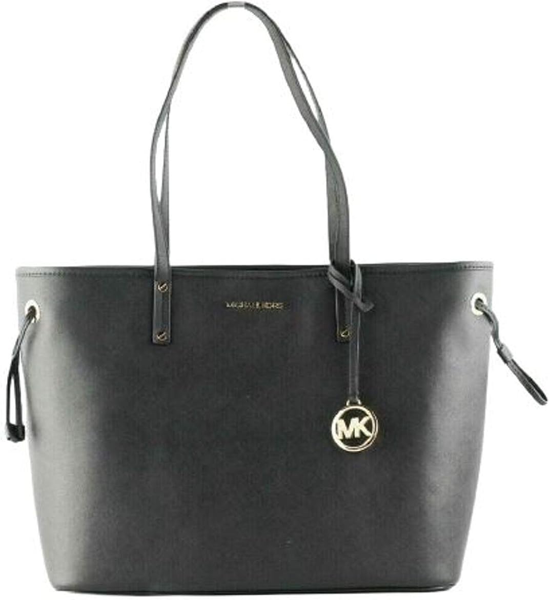 Michael Kors Large Drawstring Handbag (black leather) Handbags