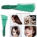 Detangling Brush for Curly Hair,Green Detangler for African American Hair and Black Natural Hair 10x2 inch (Green)