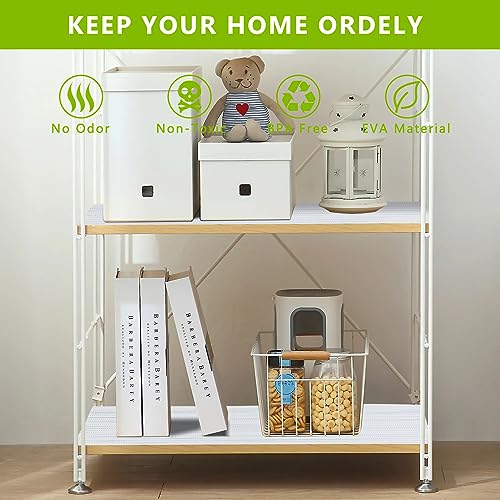 Non-Adhesive Kitchen Shelf Liner - Waterproof Drawer & Cabinet Protector Mat, Green, 11.8" X 78.7" - View #3
