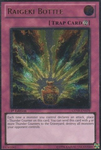 Yu-Gi-Oh! - Raigeki Bottle (GENF-EN079) - Generation Force - 1st Edition - Ultimate Rare