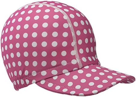 Kids Adults Packable UPF+ 50 Sun Protection Hat Beach Boat SUPing Kayaking Swimming (Large, Polka Dot)