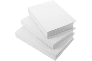 VOSAREA 3pcs White Hardcover Blank Books Decorative Faux Books Model White Fake Books for Bookshelf Decor Coffee Table Books Entry Table Book Decor