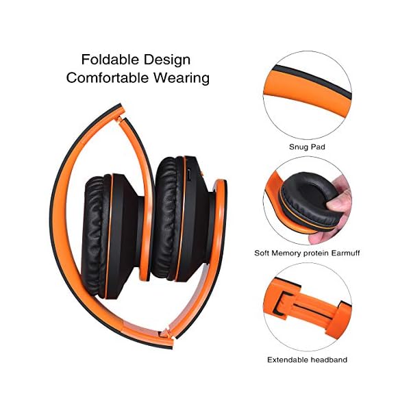Wireless-Bluetooth-Headphones-Over-Ear-Rydohi-Hi-Fi-Stereo-Headset-with-Deep-Bass-Foldable-and-Lightweight-Wired-and-Wireless-Modes-Built-in-Mic-for-Cell-Phones-TV-PC-and-Traveling-Black-Orange Wireless Bluetooth Headphones Over Ear, Rydohi Hi-Fi Stereo Headset with Deep Bass, Foldable and Lightweight, Wired and…