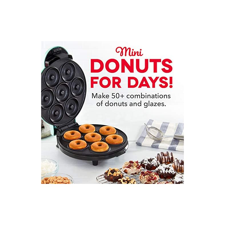 DASH Mini Donut Maker Machine for KidFriendly Breakfast, Snacks