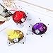 16 Pieces Mini Hat Hair Clips Hat Decorative Accessories Shining Hair Clips Fascinator Hats Clips Ribbon Flowers Feather Hair Clips for Kids,Women Tea Cocktail Party Decorations in 8 Colors,3.2in