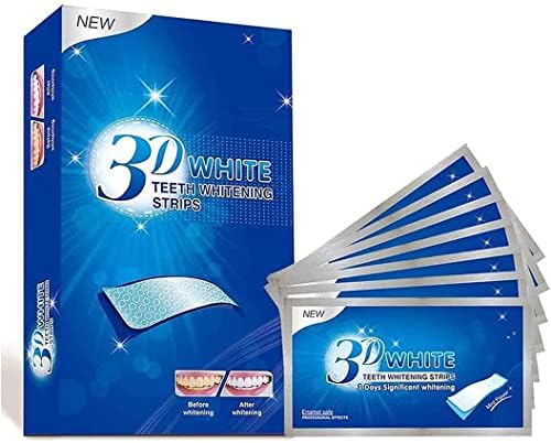 14 Pairs 28 Piece 3D White Teeth Whitening Strip Dental Whitening Kit 100% Genuine Branded For Express Fast Result Treatments Professional Whitener Enamel & Stains Removal-Unisex 14grams Price In UAE | Noon UAE - View #6