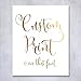 Custom Gold Foil Print Decor Any Quote Your Words Personalized Modern Wall Art Poster 8 inches x 10 inches or 5 inches x 7 inches
