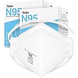 NIOSH Approved N95 Mask Particulate Respirator - Pack of 20 Face Masks - Universal Fit
