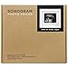 Premium Wood Sonogram Sized Photo Frame Nursery Decor Expecting New Parent Baby Shower Keepsake (Black Silver)