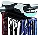Tech Tools Motorized Revolving Tie and Belt Rack with Built in LED Light - Automatic Tie Rack Rotates Forwards & Backwards - Holds 72 Ties and 8 Belts - Bottom Hooks for Belts & Other Accessories