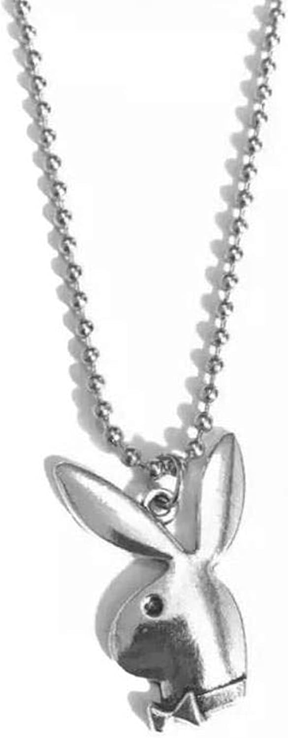 Ranking Top12 Playboy Bunny Necklace 24 Rolo Chain In 304 Wi Pure Stainless