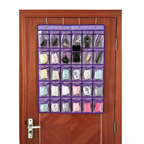 ANIZER Classroom Pocket Chart for Phone Calculator Holder Over The Door