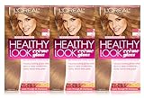 3 Pk, L'Oreal Paris Healthy Look Hair Color, 7 Dark Blonde/Latte