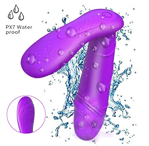 Soft Silicone Wand Massager Strong Shock Vibrations Warming Function Body Massager, USB Rechargeable Wireless Waterproof Personal Massager for Injury Recovery-Relaxing