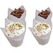 Premium Disposables 200 White Tulip Style Baking Cups Cupcake Liners Wrappers, Oven Safe Parchment Baking Liners. Large Size 2 3/4-4 Inches.