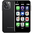 Yoidesu XS12 True Smartphone, 3in Super Small Cell Phone, Dual SIM 4GB 32GB ROM for Android 10.0 Unlocked Mobile Phone, The World's Smallest Backup Phone