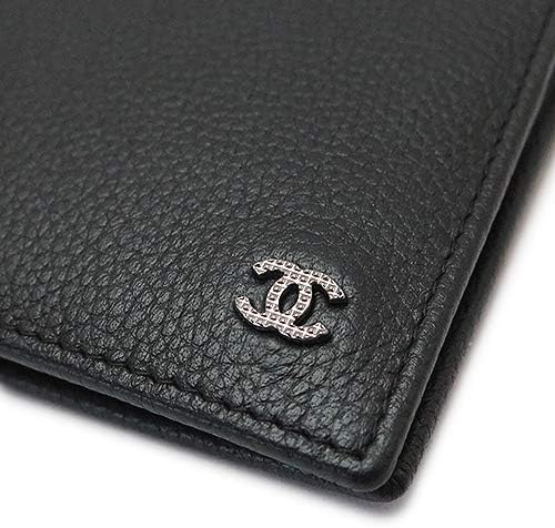 Amazon シャネル 折財布 メンズ Chanel A Bk Sv Ccマーク 二つ折り財布 レザー ブラック Sv 小銭入れなし 並行輸入品 Chanel 財布