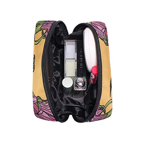 Dragonfruit Or Pitahaya Makeup Case Bag Appropriate Capacity Portable Beauty Girl And Women Cosmetic Bags Storage Bags for Travel