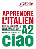 Apprendre L'Italien - niveau A2: Book + 1 CD Mp3 (French and Italian Edition) by 