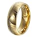GER 8mm Gold Lord of Rings Men Women Tungsten Ring Wedding Band High Polished Promise Rings Comfort Fit