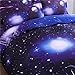 YOU SA 3D Blue Purple Galaxy Printing Bedding Duvet Cover Set Starry Bedding Full (06)