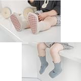 Exemaba Baby Girls Socks Grips Non Slip 5 Colors Animal Pattern M 1-3Y view 2
