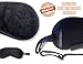 Gentle Dreams Sleep Mask, Ultra Soft Natural Silk Eye Mask, Completely Lightproof, Comfortable Luxury Blindfold, Ear Plugs, Satin Sleeve, Adjustable Strap, Pocket for Hot and Cold Therapy