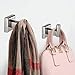 HOMEIDEAS Bathroom Single Robe Hook Lavatory Bath Towel Hook Coat Hook, Wall Mount, Brushed Nickel Finish