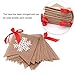 SOONAN Merry Christmas Banner Decoration, with Snowflake Reindeer Bow Ribbons Xmas Garlands Burlap Sign for Holiday Christmas Home Decoration Mantel Fireplace Hanging Decor
