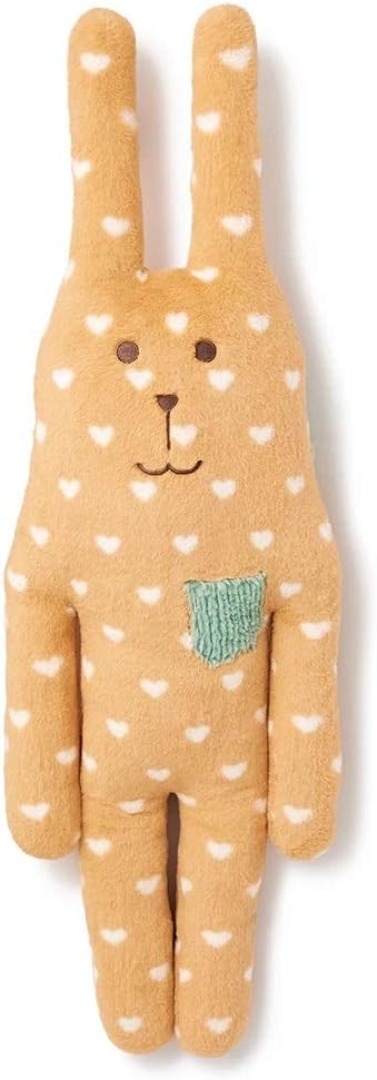 Amazon Com Craftholic Soft Plush Cushion Doll Rab Bunny Sloth Bear Korat Cat Size Large Brown Hearts Rab Home Kitchen
