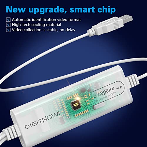 DIGITNOW USB 2.0 Video Capture Card Pro+ Version VHS to Digital