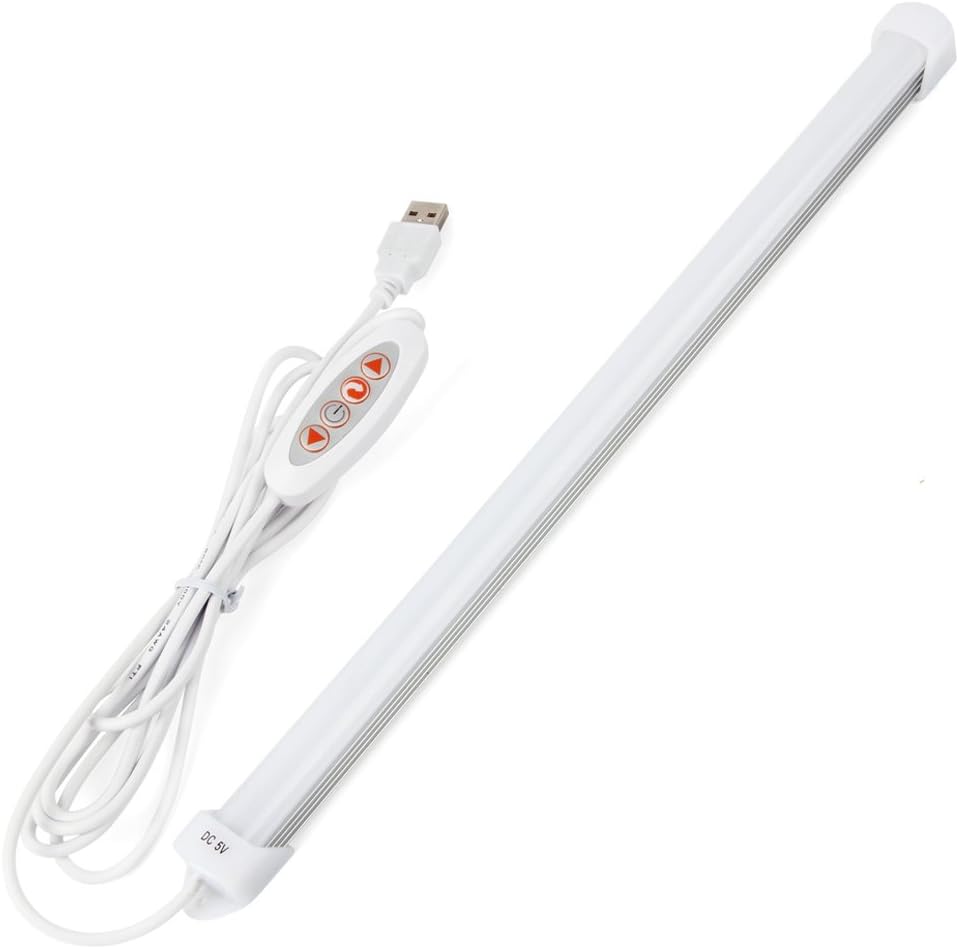 LeDengLux Dimmable LED Under Cabinet Lighting,USB,Memory Function,7W 600LM Under Counter Lighting,3 Colors in one LED Light Fixture,3000K,4000K,6000K,3M and Magnet Mounted,Aluminum,20inch,Pack 1