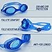 Limm Anti-Fog Swimming Goggles - Includes Free Case, Nose Clip, Earplugs and Ebook | Anti-Shatter Lenses with UV Protection | Leak-Free Adjustable Swim Glasses for Men, Women, Boys, Girls (Blue)