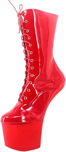 heelless platform boots