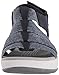 Clarks Women's Arla Shaylie Platform, Navy/White Heathered Elastic, 8 Medium US