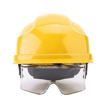 hard hat with built in visor