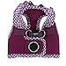 Puppia Vivien Vest Dog Harness Step-in All Season Mesh Cute No Pull No Choke Walking Training for Small Dog, Purple, Medium