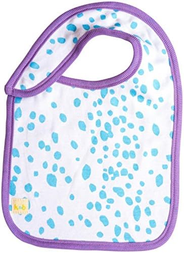 KATEBABY Organic Cotton Bib - Blue Animal