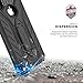 ZIZO Static Series for iPhone X case with Kickstand Military Grade Drop Tested Impact Resistant Heavy Duty Case iPhone Xs Black Black