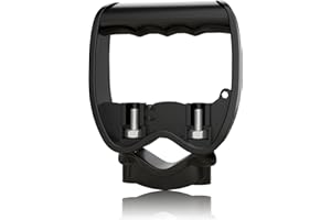 YOHSUGO Garden Shovel Handle Attachment, Labor Saving Tool Grip for Back Saver, Work with Garden Shovels, Snow Shovels, Rakes, D Grip Ergonomic Handle Replacement, Black