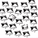 Mini-Factory 200 PCS Nailhead DIY Metal Silver Punk Spikes Spots Pyramid Studs For Leathercraft(Size:10MM, Color:Silver, QTY:200 Pieces)